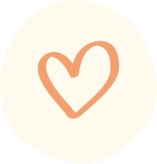 Illustrated icon of a heart