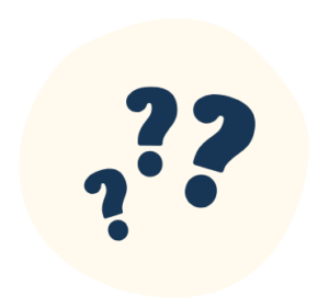 Illustrated icon of question marks indicating confusion
