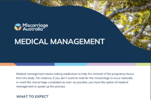 This a screenshot of the Medical Management Fact Sheet